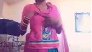 Desi bartender's village wife gets naughty in public