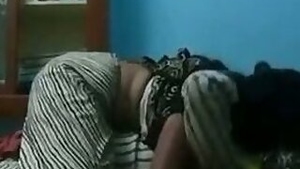 Busty housewife home with brother