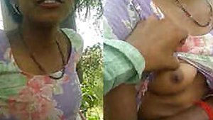 Sunny day is beautiful Indian couple to film porn music video outside