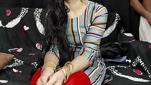 indian desi Priya fucked by her friend father and desi blowjob before christmas party