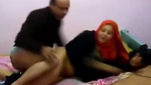 Elderly couple's intense romance results in erotic lovemaking