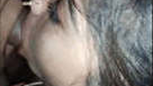 Rural matron performs oral sex and engages in intercourse in a village