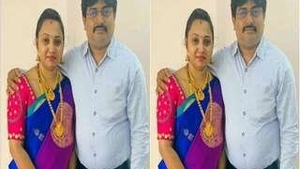 Indian wife bathing in the tub