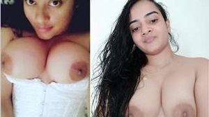 Naughty Indian babe shaves her pussy and gets turned on