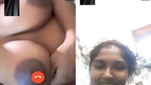 Sri Lankan wife flaunts her body on video call