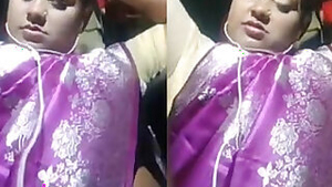 desi aunty boobs side view
