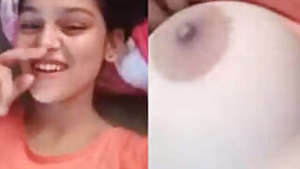 Beautiful Cute Girl Showing