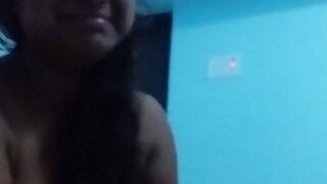 Desi GF sucking BF first time sex video