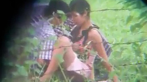 Indian college lovers have sex after lessons
