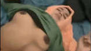 A hospital patient indulges in naughty behavior