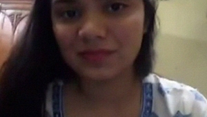 BD girl's shaved vagina in camise - Latest video