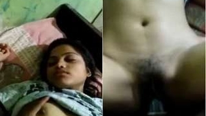 Desi Indian babe gets her tight pussy pounded hard by lover in HD video