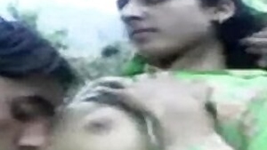 Big boobs sucking and pussy fingering by boyfriend