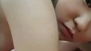 Playing with busty Asian webcam girl