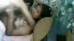Indian neighbor's sister gets intimate on a couch and it's captured on camera