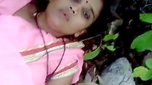 Indian wife's wild sex in the jungle