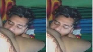 Cute Indian babe masturbates and fucks in this video