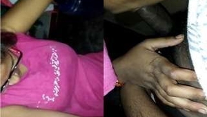 Desi girl with a pretty face and shy nature gives a blowjob and gets fucked