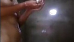 Desi couple bath