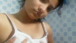 Cute Indian girl gets turned on and pleasures herself in video clip