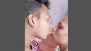 Desi lover enjoys outdoor sex in large village collage