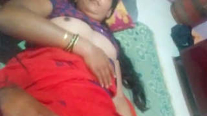 Bhabhi's big tits and pussy get recorded