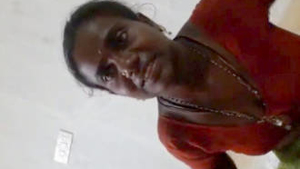 Tamil maid with large breasts engages in sexual activity with authentic audio