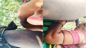 Desi bhabhi gets fucked in the backyard by her lover