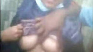 Desi Girl big Boobs Sucked By Lover in Restaurant