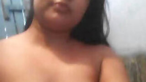 Indian desi girl make video for her Boyfriend