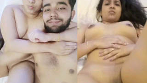 A stunning Indian pair indulges in passionate hotel lovemaking