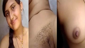 Indian girl's nude video featuring her sexy boobs and pussy