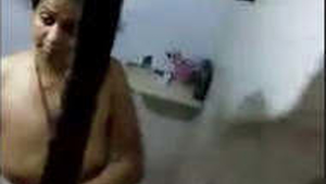 Neighbor surreptitiously films local wife bathing