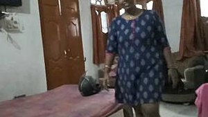 Younger sister's husband receives a passionate blowjob from her sister-in-law
