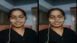 Exclusive video of Telugu girl stripping naked