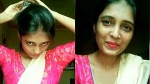 Indian girl teases with her boobs and pussy in part 5 of the video