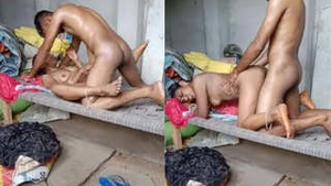 Two clips of Devar Bhabhi's hard fucking in village merged