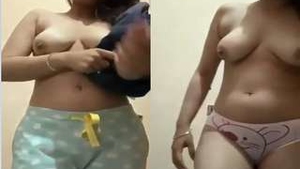 Exclusive Punjabi Girl Reveals Her Amateur Boobs in Part 2