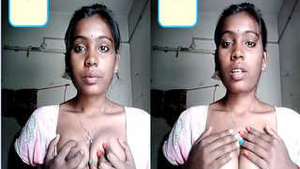 Amateur Desi girl flaunts her boobs in exclusive video